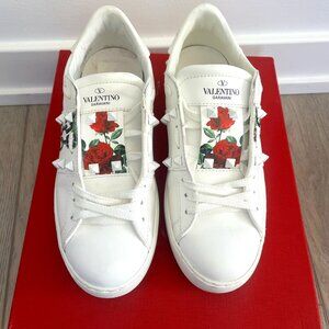 Valentino x UNDERCOVER Jun Takahashi  Rose Print Rockstud Sneaker